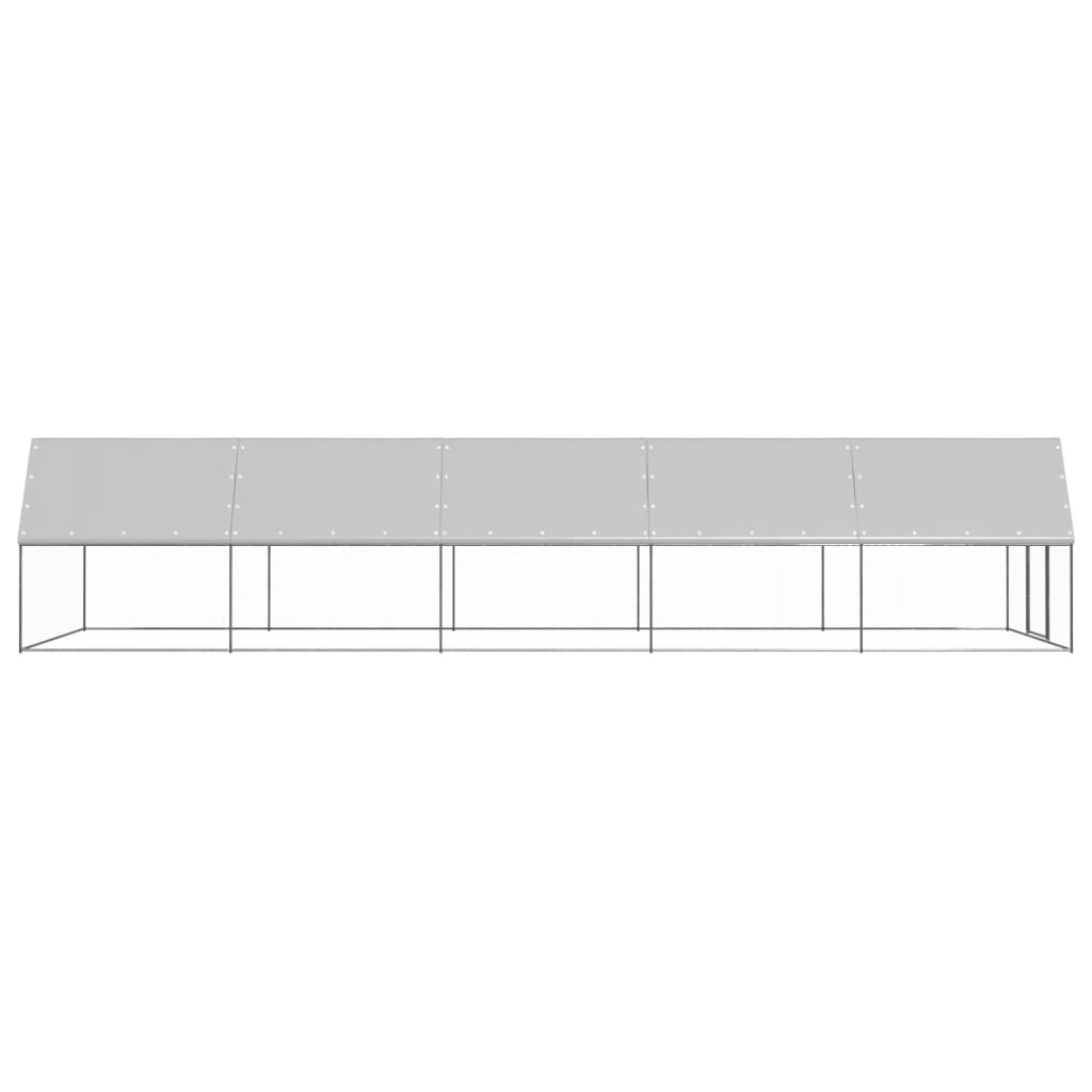 Vidaxl Buitenhok pour les poulets 3x10x2 m en acier galvanisé