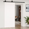 Vidaxl Porte coulissante 90x1.8x214 cm Pine solide blanc