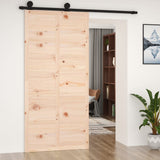 Vidaxl Porte coulissante 100x1.8x214 cm Pine solide - afbeelding 3