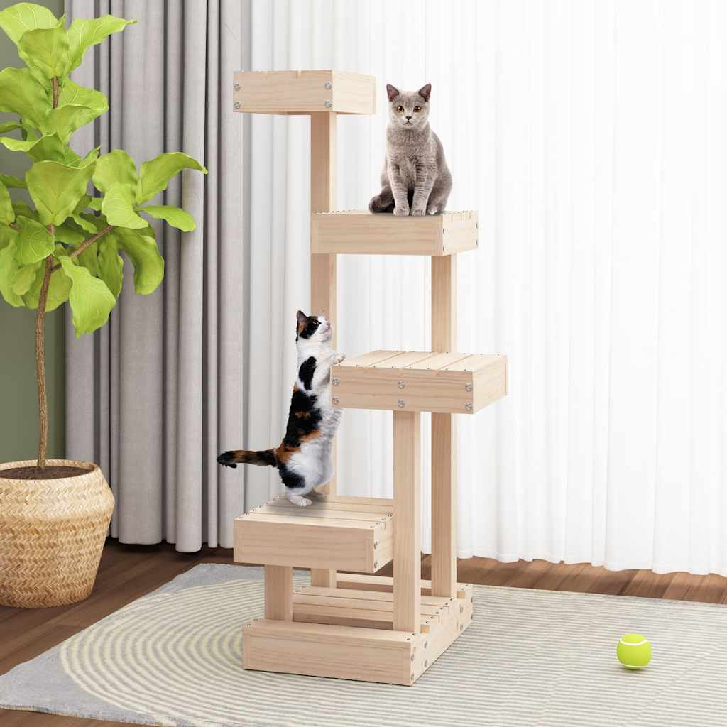 Vidaxl Cat Furniture 45.5x49x103 cm Pine solide