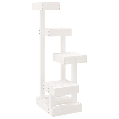Vidaxl Cat Furniture 45.5x49x103 cm Pine solide blanc