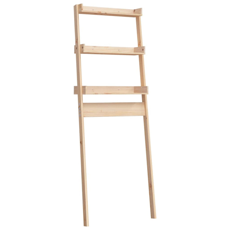 Rack de toilettes Vidaxl 63.5x32x179 cm Pine solide