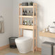 Rack de toilettes Vidaxl 63x26x171 cm Pine solide
