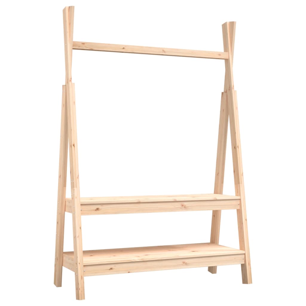 Rack de vêtements Vidaxl 100x45.5x150 cm