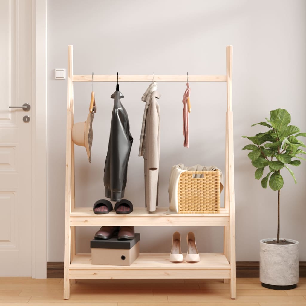 Rack de vêtements Vidaxl 100x45.5x150 cm