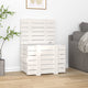 Boîte de rangement Vidaxl 58x40.5x42 cm Pine solide blanc