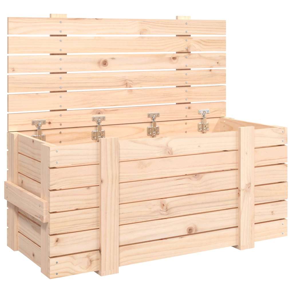 Vidaxx boîte de rangement 91x40,5x42 cm bois de pin massif
