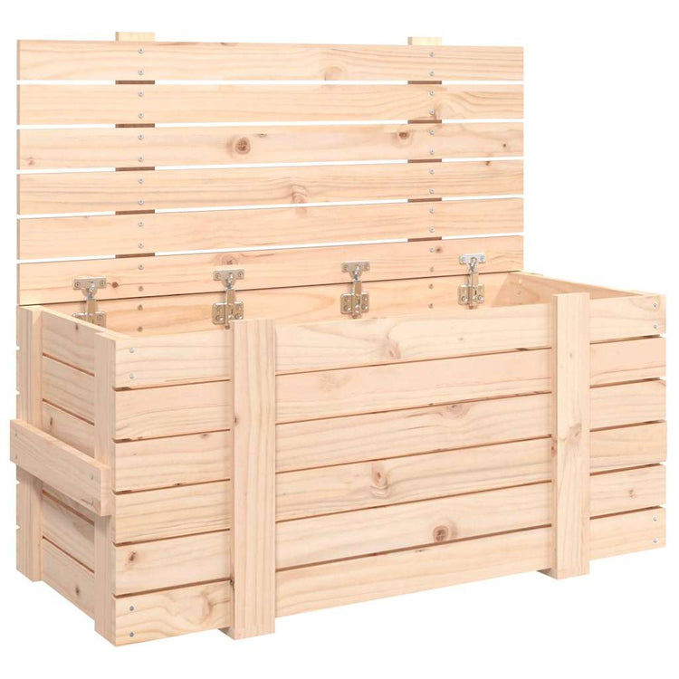 Vidaxx boîte de rangement 91x40,5x42 cm bois de pin massif