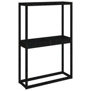 Rack de pneus Vidaxl 120x40x180 cm Pine solide noir - afbeelding 2