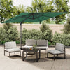 Vidaxl Parasol flottant avec poteau en aluminium 300x300 cm vert