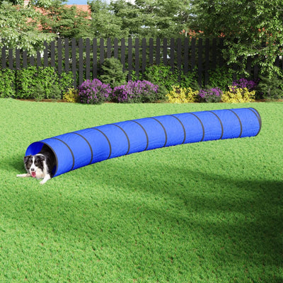 Tunnel de chien vidaxl Ø 55x500 cm en polyester bleu