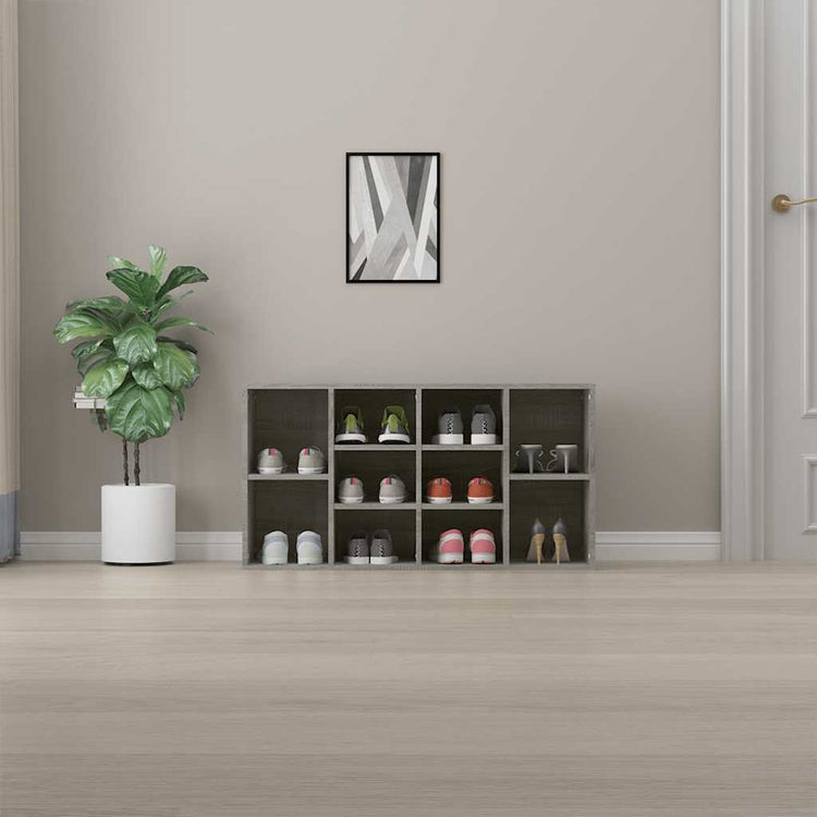 Vidaxx banc à chaussures 103x30x55 cm bois d'ingénierie chêne sonoma gris
