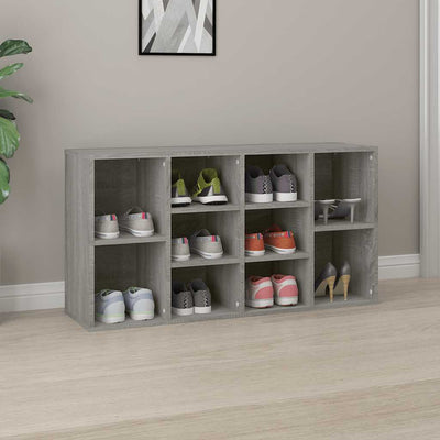 Vidaxx banc à chaussures 103x30x55 cm bois d'ingénierie chêne sonoma gris