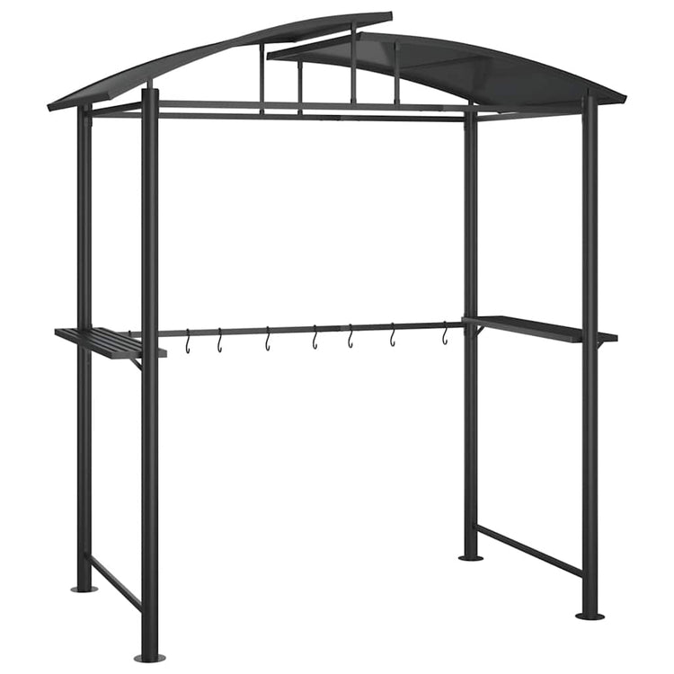 Vidaxx auvent pour barbecue 210x114x230 cm acier anthracite