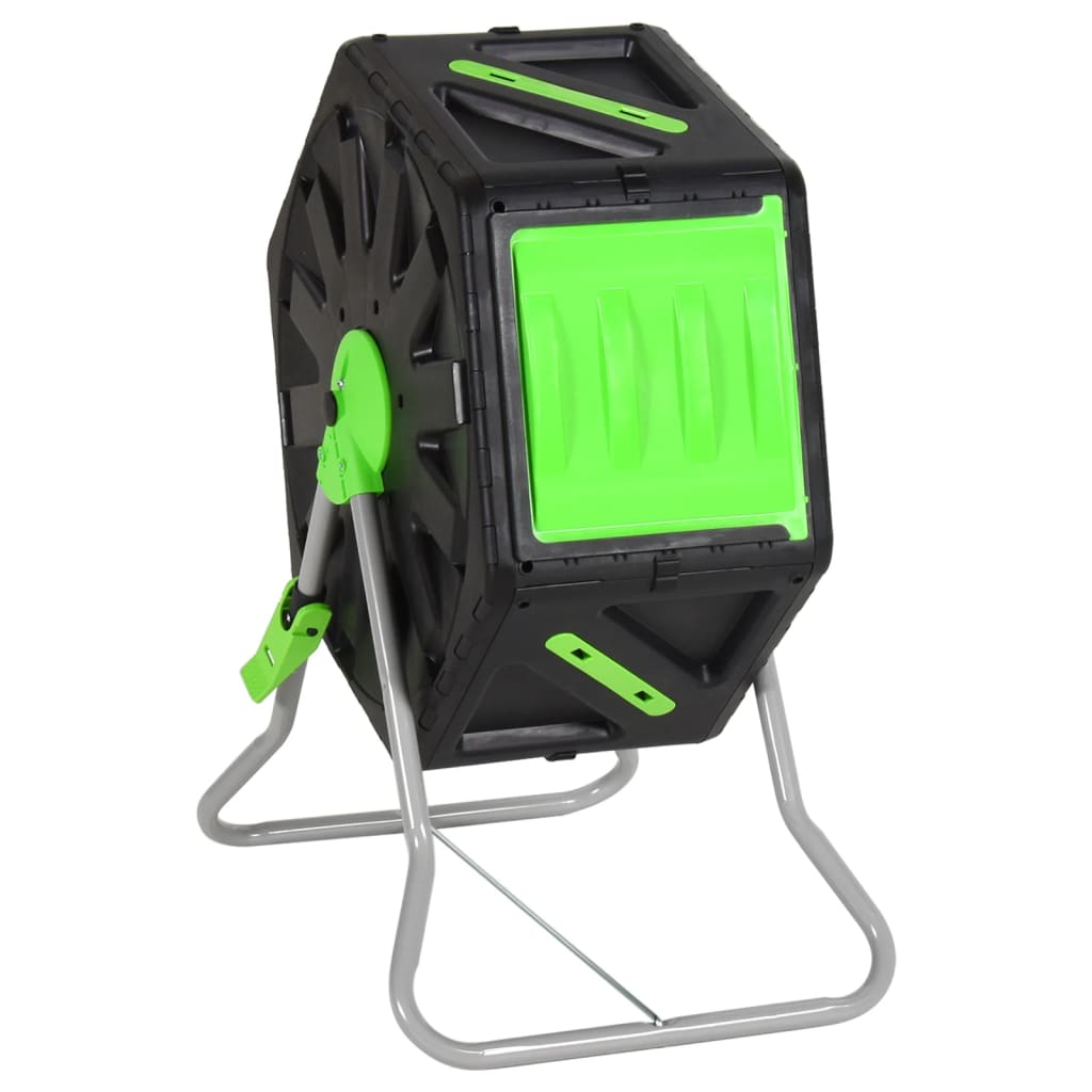 Tambour de compostage Vidaxl 70 L 60x43x74 cm polypropène