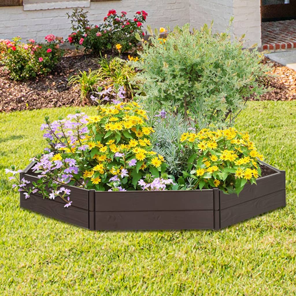 Vidaxl Planter a augmenté de 120x120x20 cm en polypropène