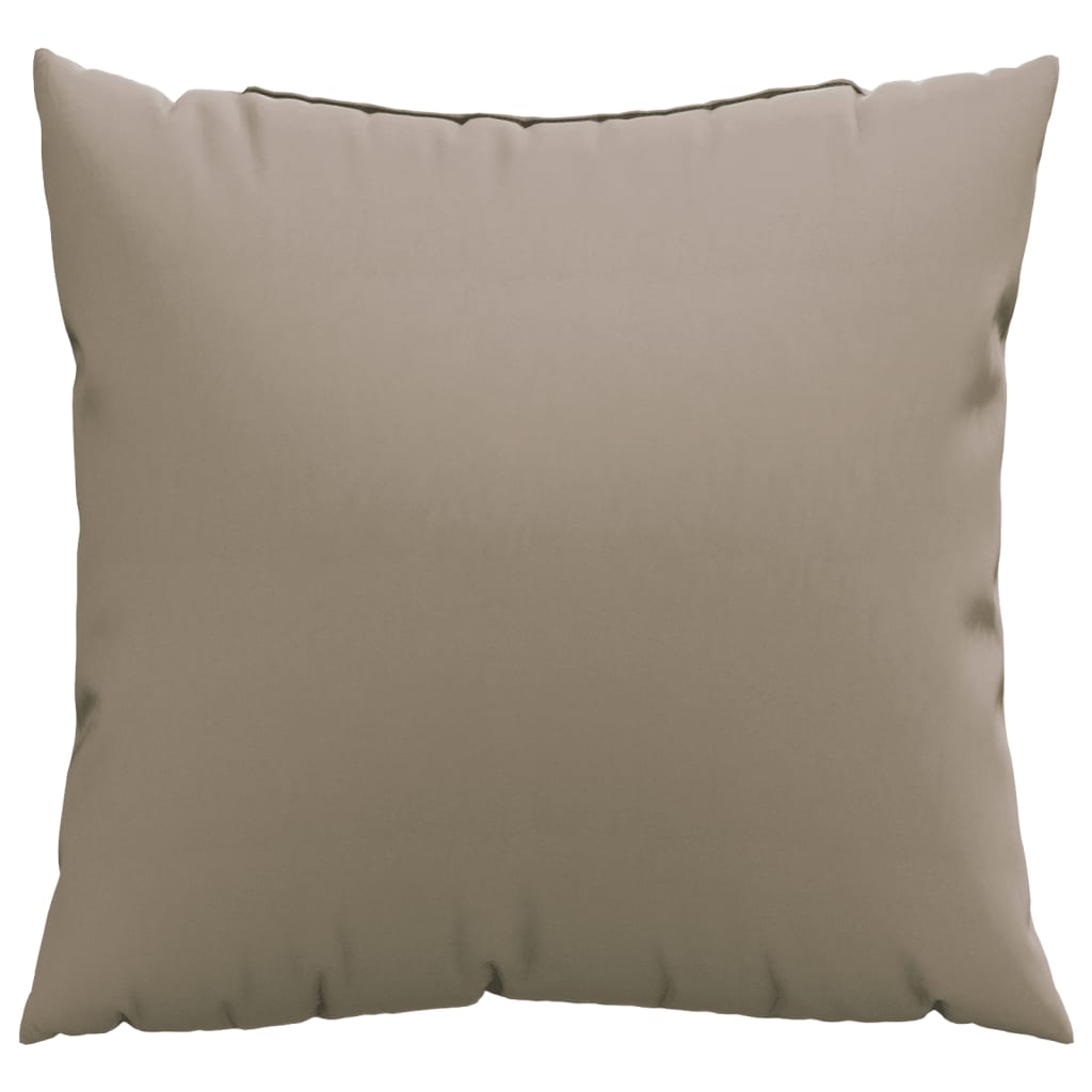 Coussins de canapé vidaxl 4 pcs 40x40 cm tissu taupe