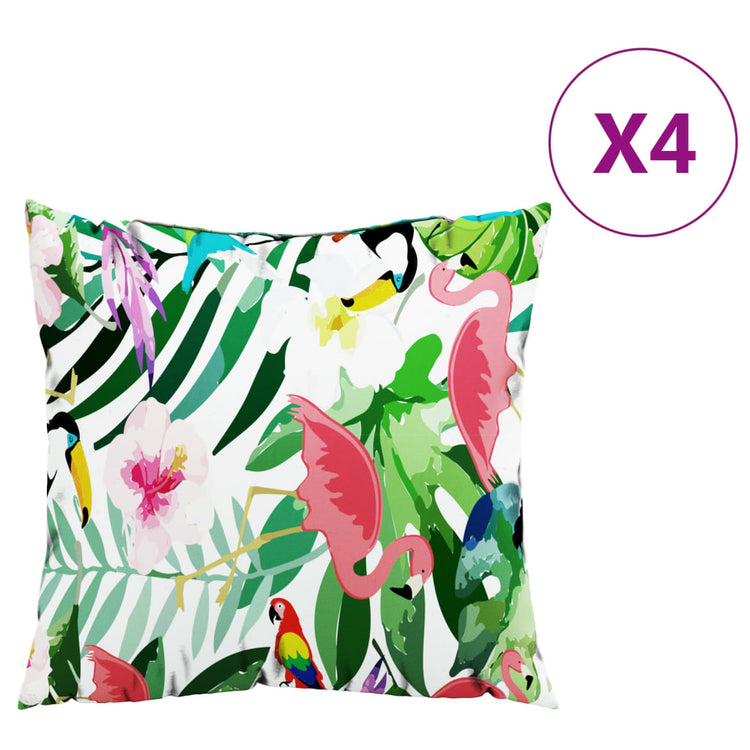 Vidaxl Coussins décoratifs 4 ST 40x40 cm Fabric multi-colorants