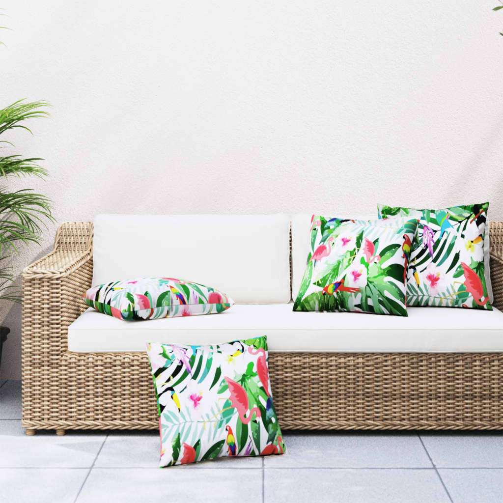 Vidaxl Coussins décoratifs 4 ST 40x40 cm Fabric multi-colorants