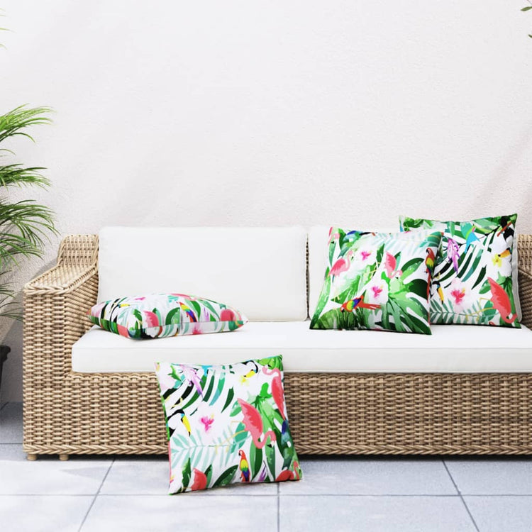 Vidaxl Coussins décoratifs 4 ST 50x50 cm Fabric multi-colorants