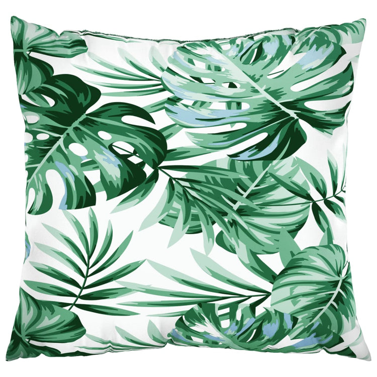 VidaXL coussins de canapé 4 pcs motif feuille 60x60 cm tissu