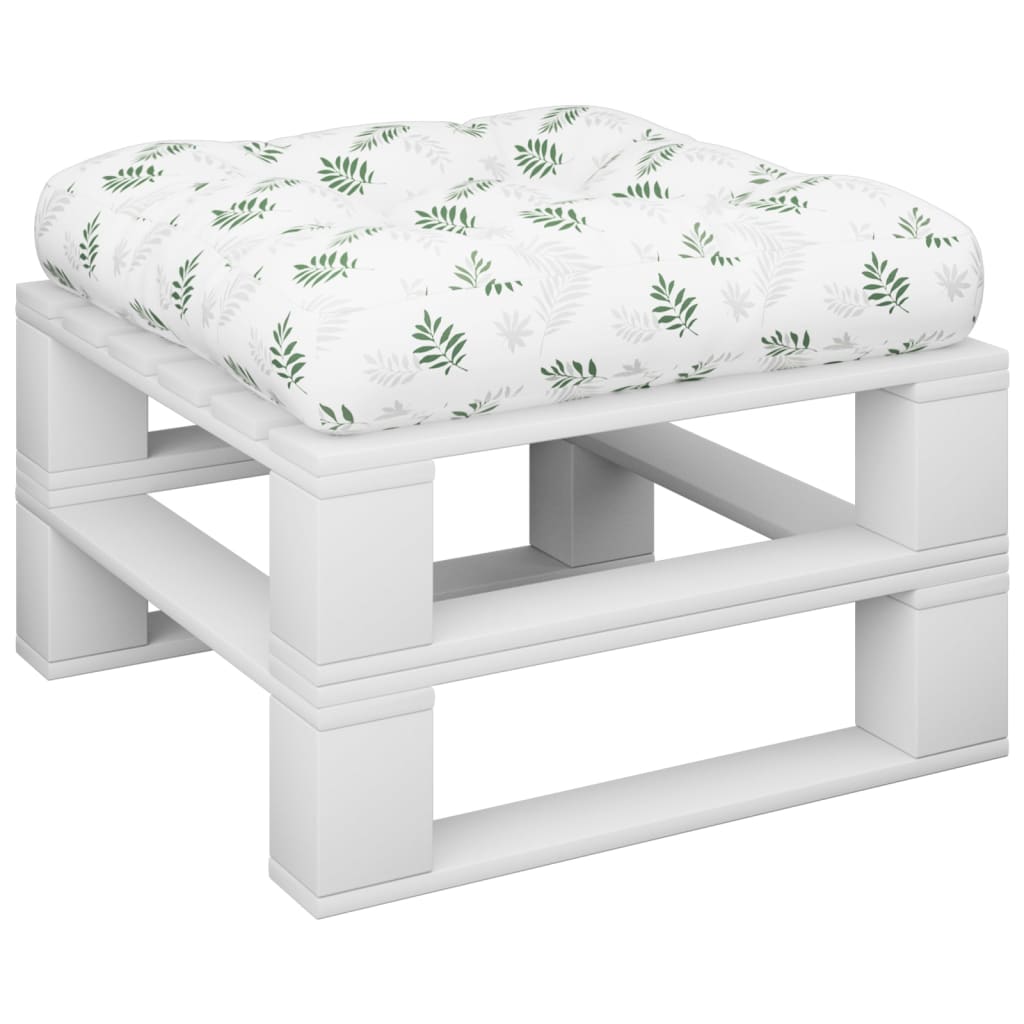 Modèle de feuille de coussin de palette Vidaxl 50x50x12 cm