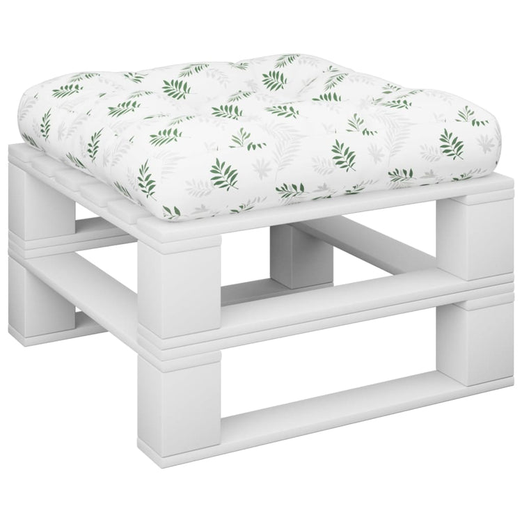 Modèle de feuille de coussin de palette Vidaxl 50x50x12 cm