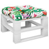 VidaXL coussin de palette 60x60x12 cm tissu multicolore