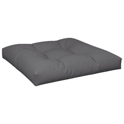 Coussin de palette Vidaxl 70x70x12 cm Tissu anthracite -colored