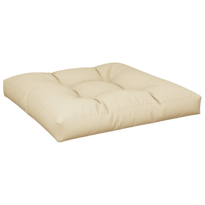 VidaXL coussin de palette 70x70x12 cm beige