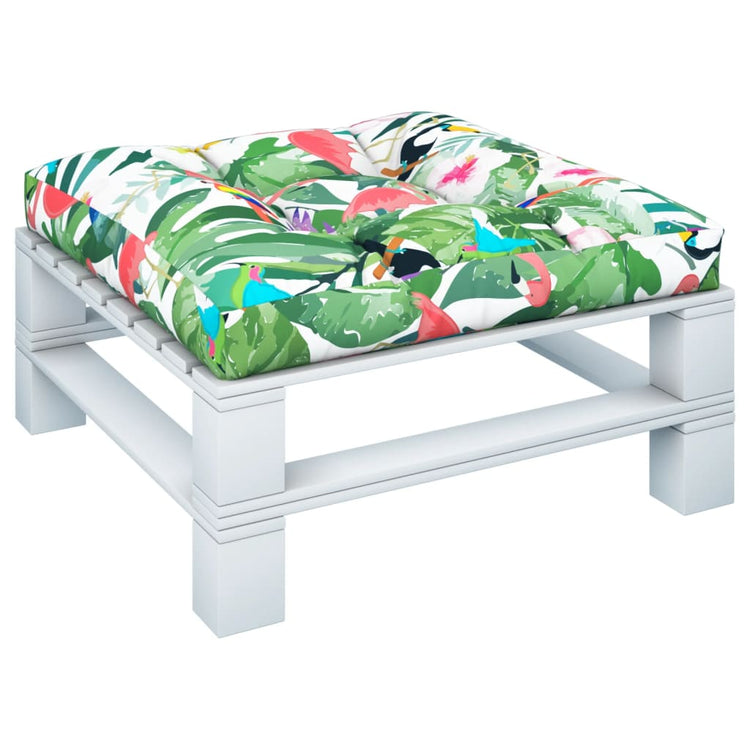VidaXL coussin de palette 70x70x12 cm tissu multicolore
