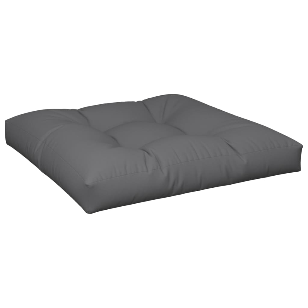 Vidaxx coussin palette 80x80x12 cm tissu anthracite