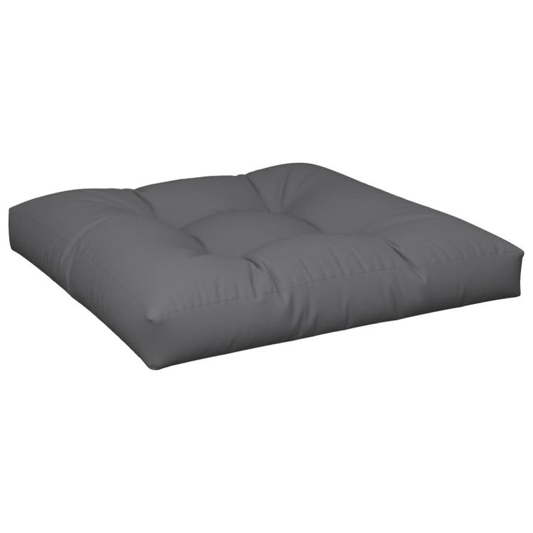 Vidaxx coussin palette 80x80x12 cm tissu anthracite