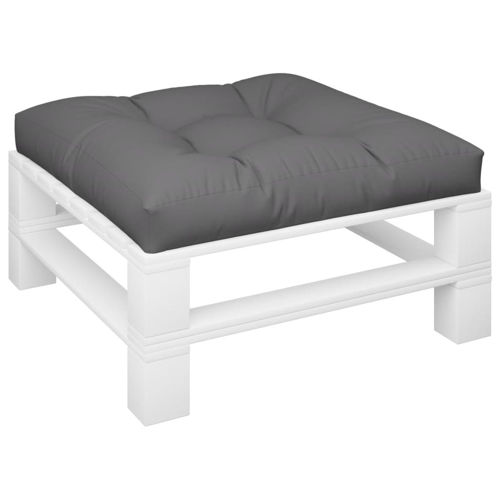 Vidaxx coussin palette 80x80x12 cm tissu anthracite