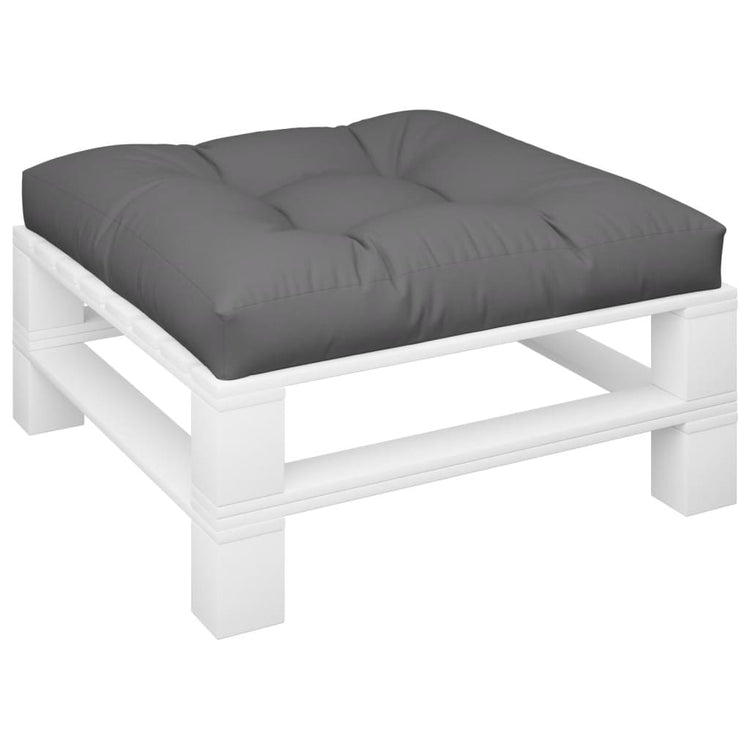 Vidaxx coussin palette 80x80x12 cm tissu anthracite