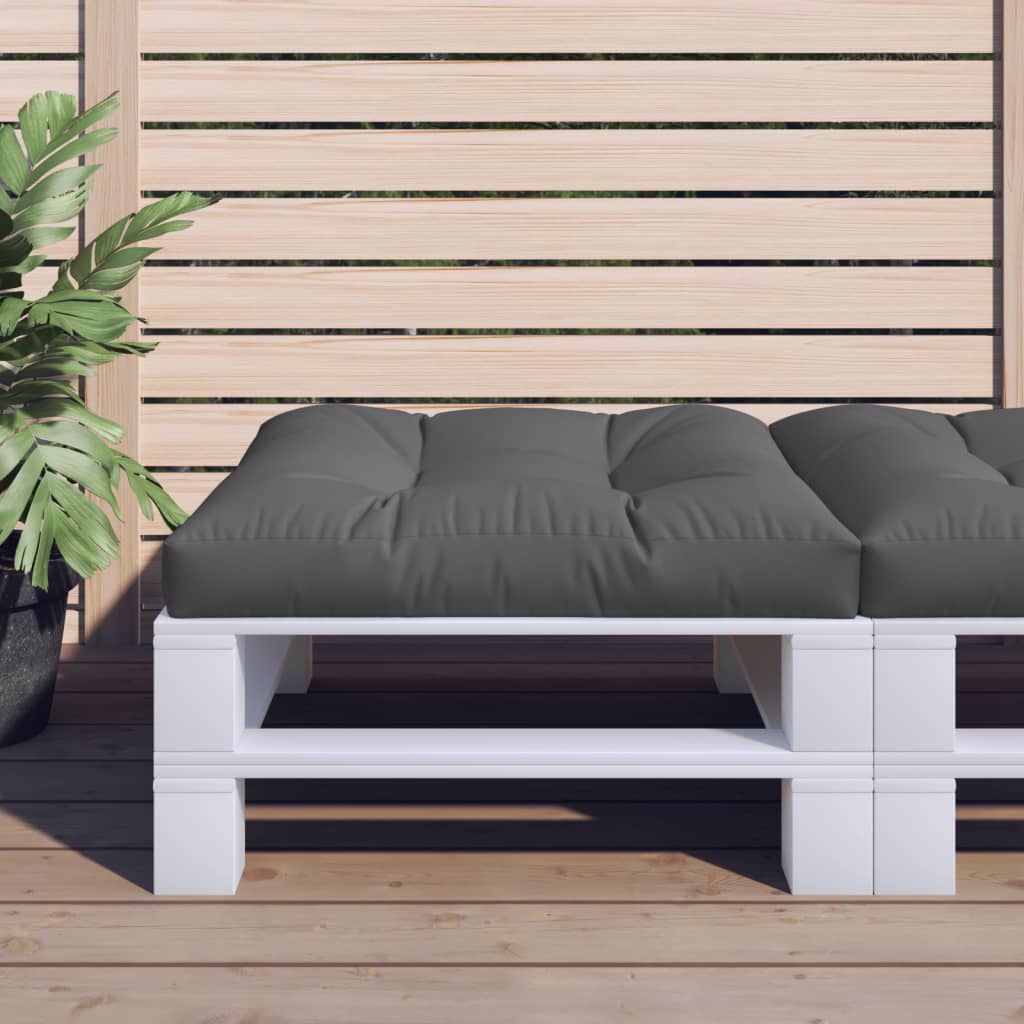 Vidaxx coussin palette 80x80x12 cm tissu anthracite