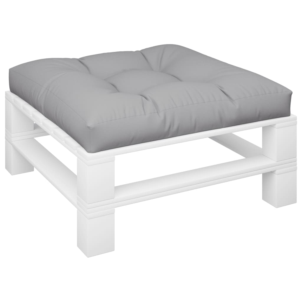 Coussin de palette Vidaxl 80x80x12 cm Gray
