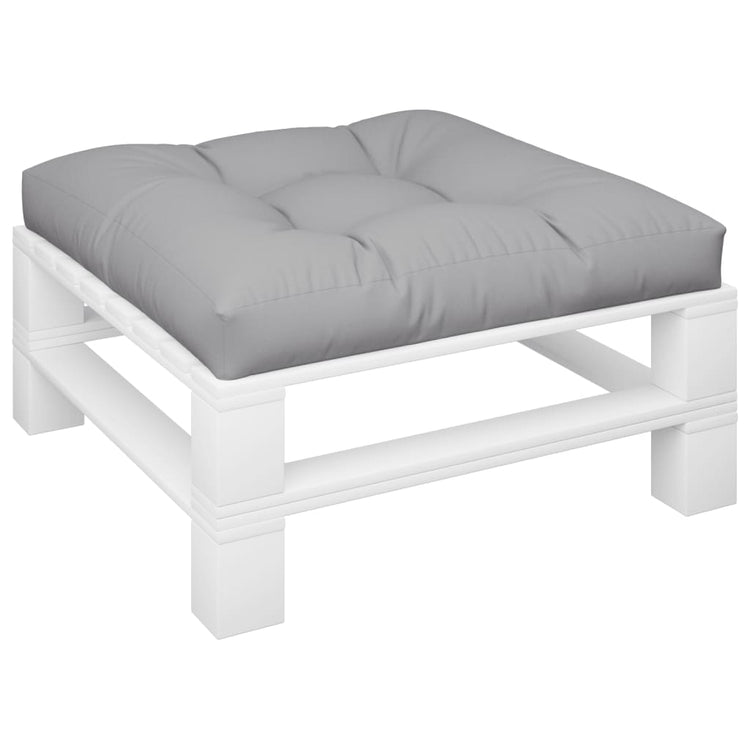 Coussin de palette Vidaxl 80x80x12 cm Gray