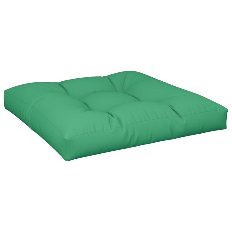 Coussin de palette vidaxl 80x80x12 cm en vert