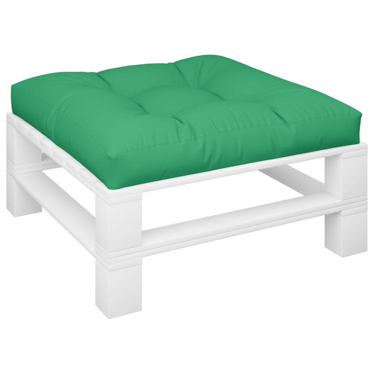 Coussin de palette vidaxl 80x80x12 cm en vert
