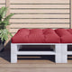 Coussin de palette vidaxl 80x80x12 cm