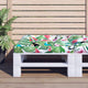 VidaXL coussin de palette 80x80x12 cm tissu multicolore
