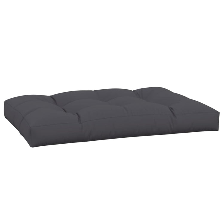 VidaXL coussin palette 120x80x12 cm tissu anthracite