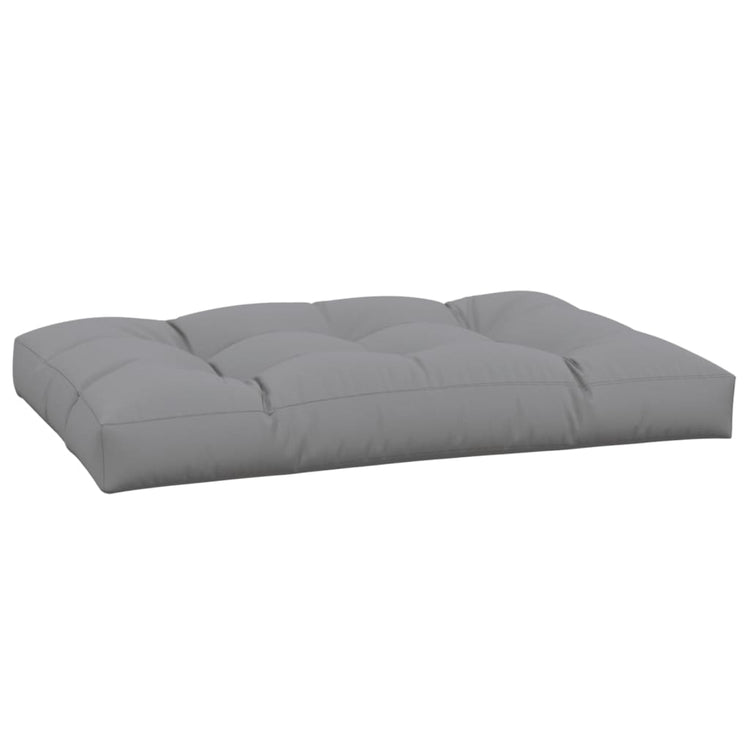 VidaXL coussin de palette 120x80x12 cm tissu gris