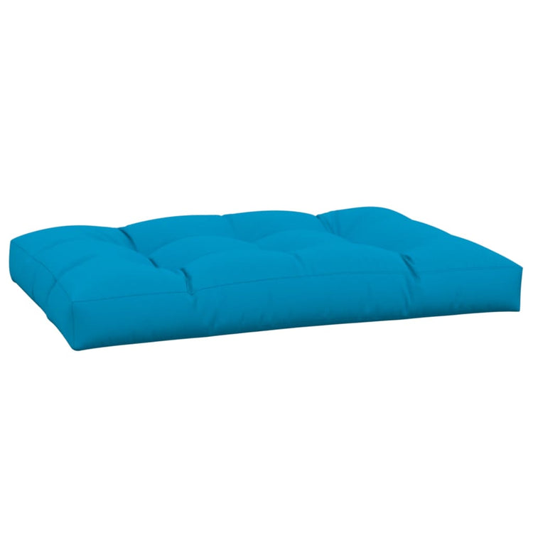 VidaXL coussin de palette 120x80x12 cm tissu bleu
