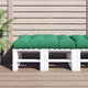 VidaXL coussin de palette 120x80x12 cm tissu vert