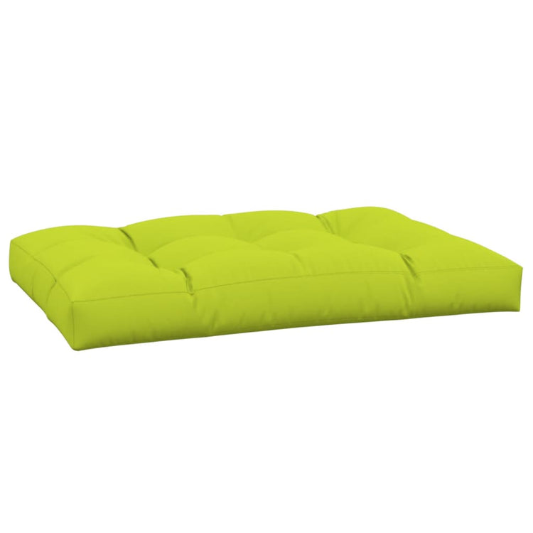 VidaXL coussin palette 120x80x12 cm tissu vert vif