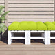 VidaXL coussin palette 120x80x12 cm tissu vert vif