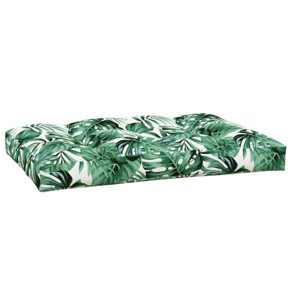 VidaXL coussin de palette 120x80x12 cm tissu vert