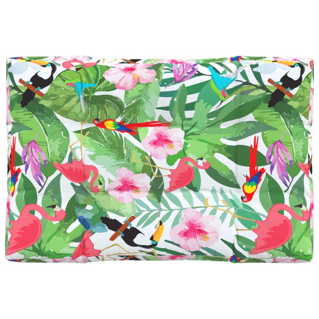 VidaXL coussin de palette 120x80x12 cm tissu multicolore